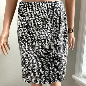 ANN TAYLOR skirt Sz 2 Silk blend